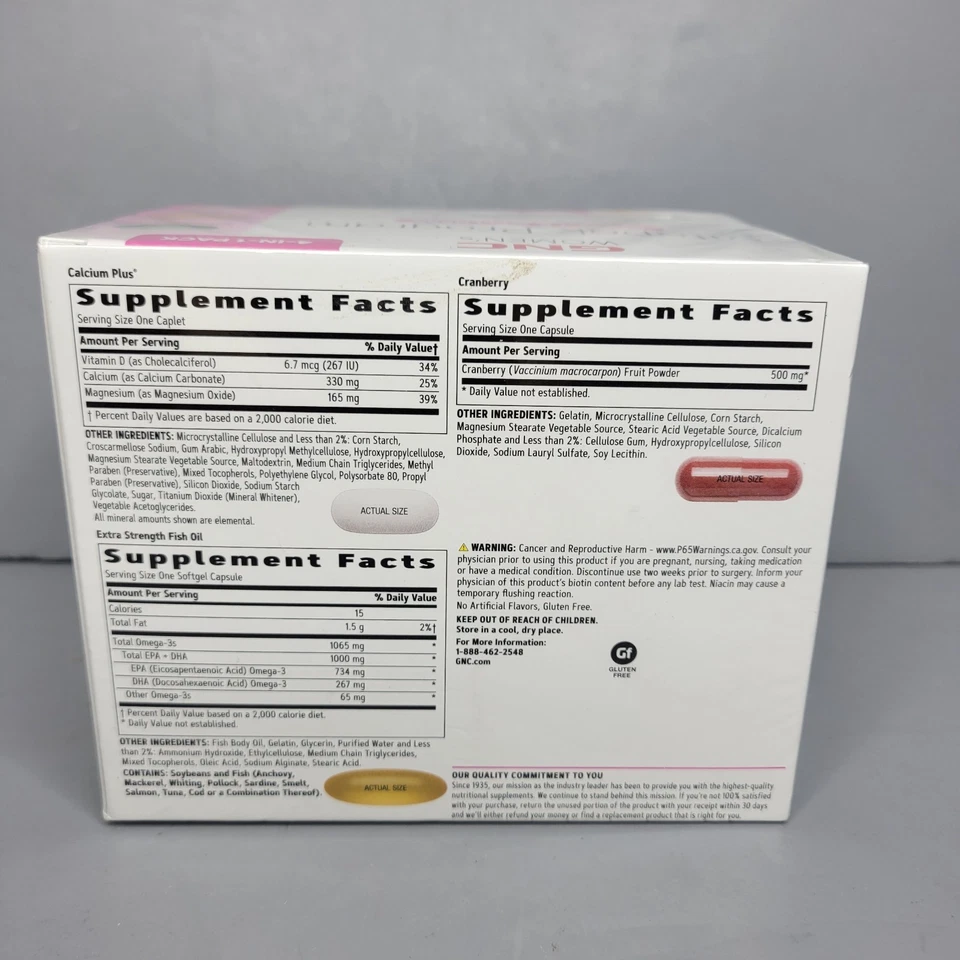 Multivitamínico GNC Mujeres Programa Vitapak Salud Bienestar Suministro 30 Días Exp 1/2026 Foto 2 de 3