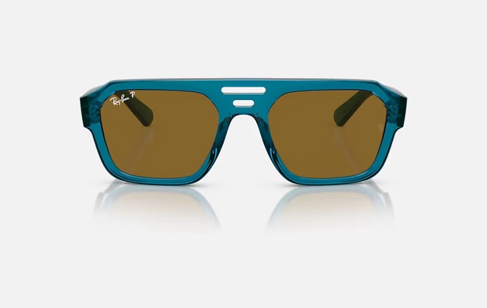 Новый Ray-Ban CORRIGAN BIO-основы RB4397 54-20 прозрачный синий ОПРАВА солнцезащитные очки - Изображение 2 из 4