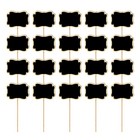 20 Pcs Chalk Board Sign Back to School Chalkboard Plant Marker Tag