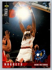 1995-96 Upper Deck Collector's Choice Scouting Report Dikembe Mutombo #327