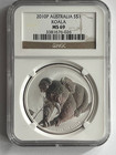 2010 1oz Australian Perth Mint Silver Koala Ngc Ms 69