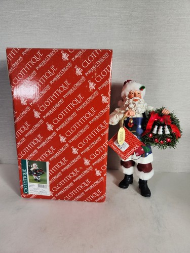 Clothtique Evergreen Wishes #71138 Weihnachtskranz Lichter Spieluhr 8 Lieder Box - Bild 2 von 17