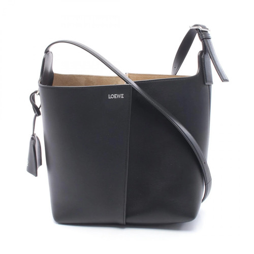Loewe Shoulder Bag Black Leather #RCB8027