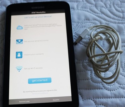 Samsung Galaxy Tab 3 SM-T217A 16gb Black (ATT) 7.25'' Tablet - WORKS!
