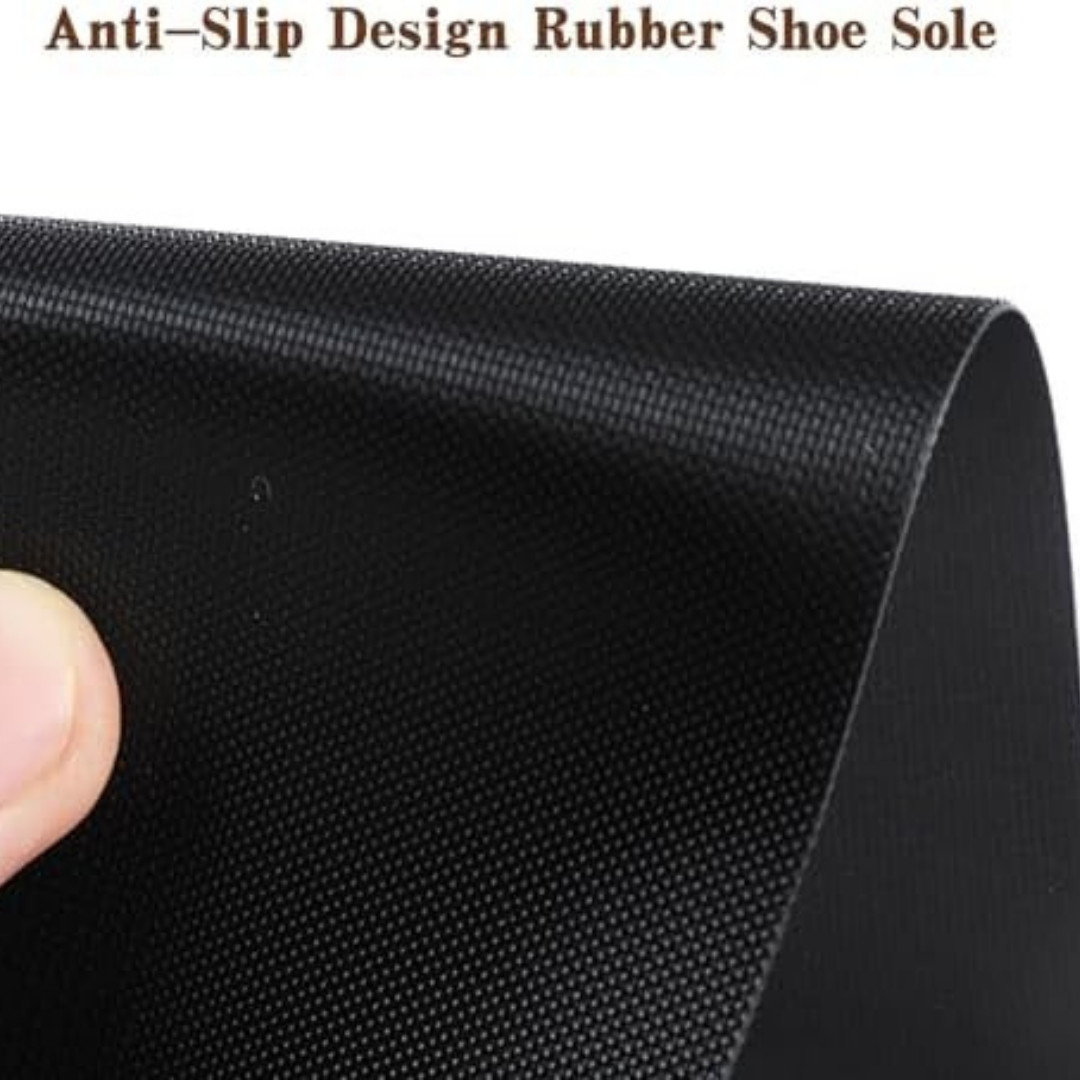 Shoe Rubber Sole Sheet, 1.2MM Thick Shoe Sole Repair Rubber, Non-Slip Rubber Sol