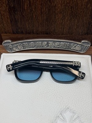 Chrome Hearts See You In Tea Sunglasses Black/Silver Blue