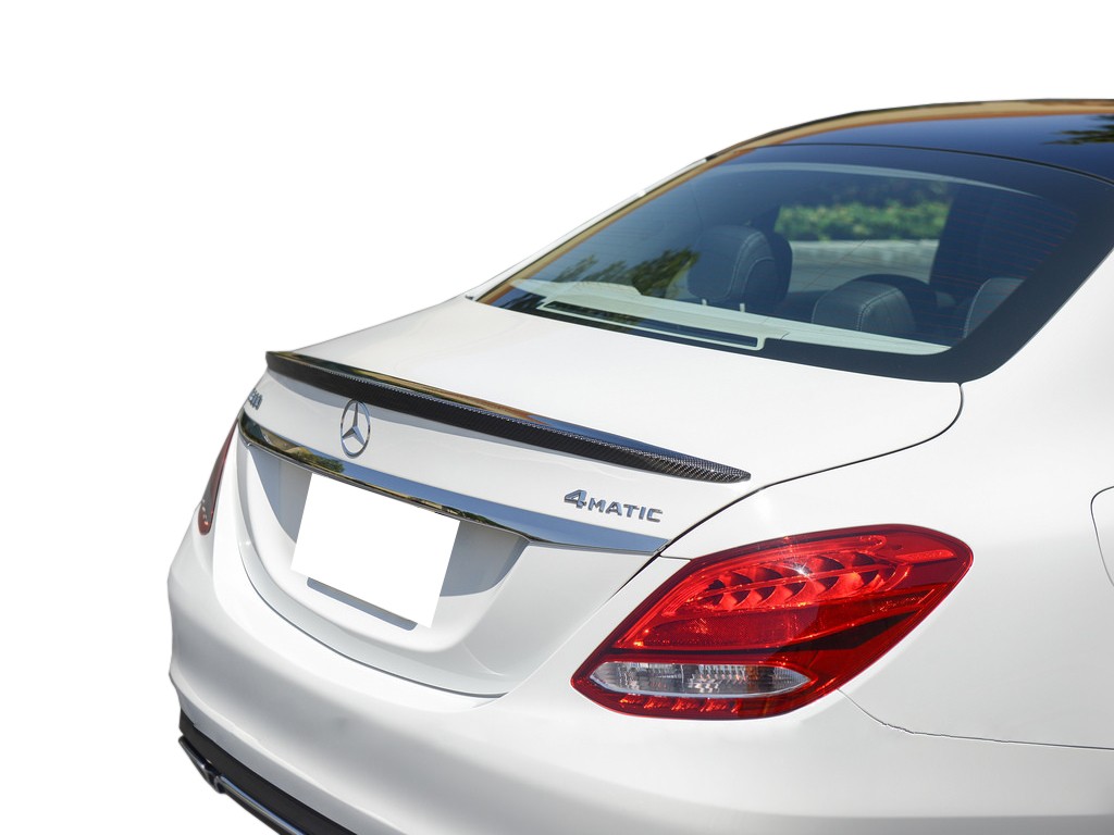 Nuovo spoiler posteriore adatto per Mercedes Classe C W205 ala posteriore spoiler labbro A-Stl foto 5