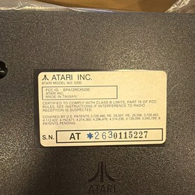 Atari 5200 Console CIB Complete Box 4 Games CIB Tested Working
