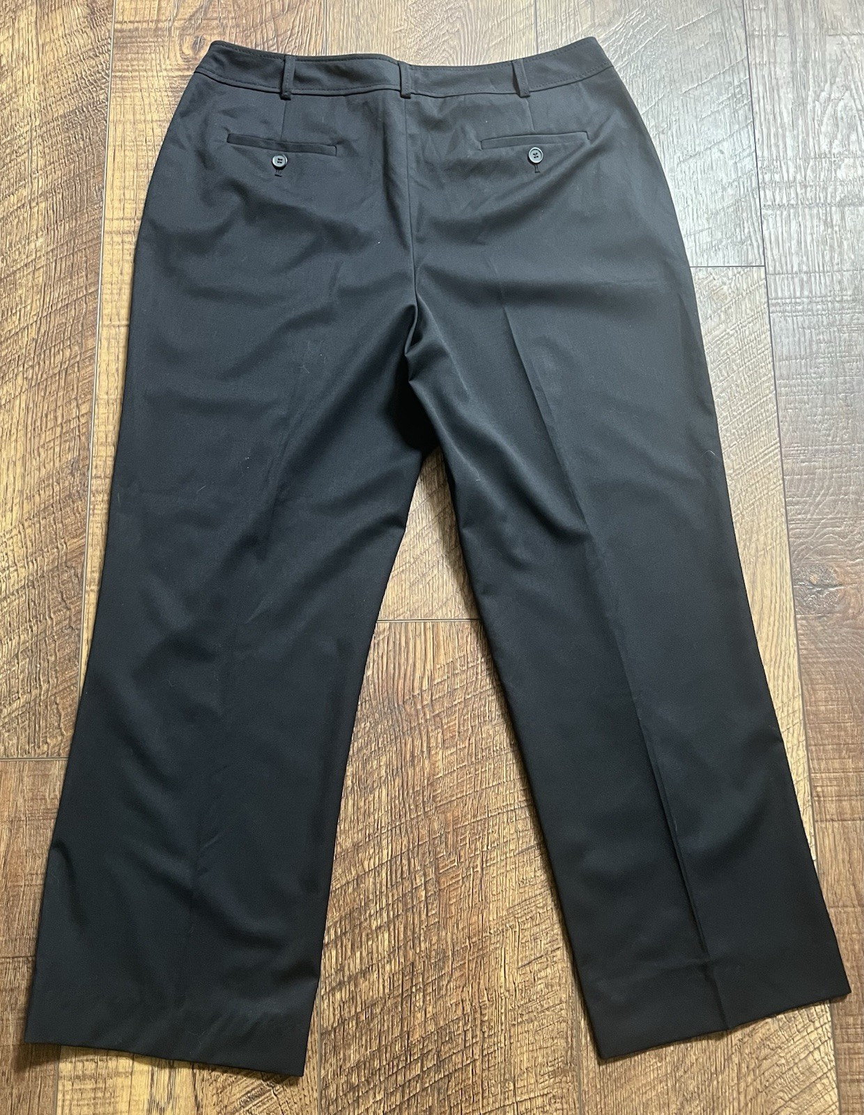 Pendleton Classic Black Flat Front Work Pants Wom… - image 2