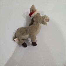 Ty Original Beanie Babies 2008 Shrek Donkey Santa Hat Plush Toy