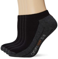 FüßLinge Damen 35/38 Camano 5931001 4Er Pack Schwarz Baumwolle Socken