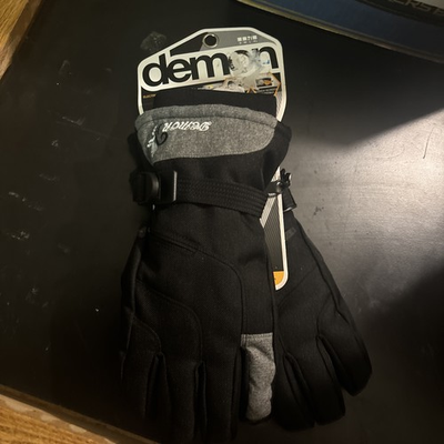#ad Demon Snow Gloves Womens Size L $25.99