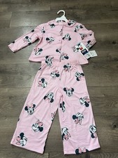 Disney Minnie Mouse Pink 2 Piece Pajama Set Size 2T New