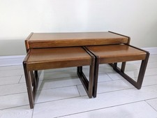 G plan Style Nest Of Tables Vintage Mid Century Modern Danish Design Style 