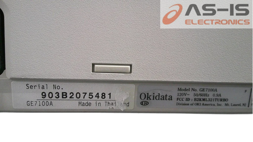 *TAL CUAL* Impresora Okidata GE7100A Microline 321 turbo 9 pines (B0779) - Imagen 11 de 12