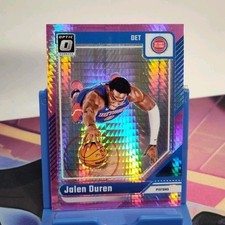 2025 Panini Donruss Optic Jalen Duren #89 Pink Hyper Detroit Pistons