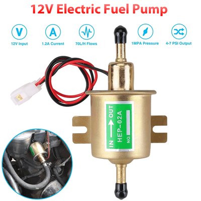 #ad New Electric Fuel Pump For Motorcycle Low Pressure 12V Carburetor FP 02 ATV $8.99