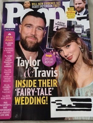 BRAND NEW People Magazine July 20 2026 Taylor & Travis Wedding FREE SHIPPING USA
