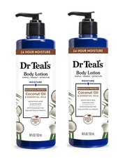 Dr Teals Moisturizing Body Lotion 18 oz x2   ...