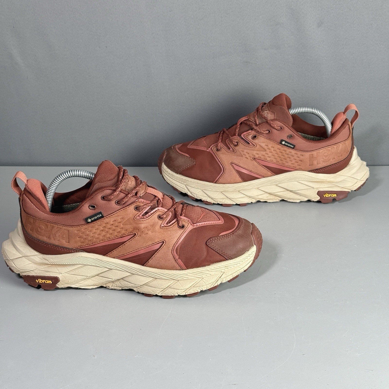 Hoka One Anacapa Low GORE-TEX Womens Size 9B Low Hot Sauce thumbnail 8