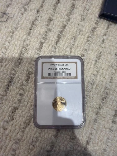1996-W PF69 Ultra Cameo GOLD EAGLE $5 1/10th OZ