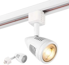 Bullett Multi Directional Bullet Design Gloss White Finish Mains Track GU10 LED