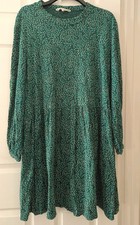 Seasalt Cornwall Selven Tunic Dress Size 22 Green Pockets