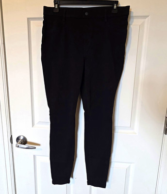 Time and Tru Black High-Rise Jegging / Skinny Pants - Women's L (12-14)