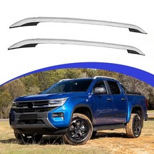 2Pcs for Volkswagen Amarok 2022-2026 Aluminum Top Side Rail Bar Roof Rail Rack