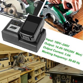 14.4V 18V Charger for Hitachi Li-Ion Battery UC18YFSL UC18YSL3 UC18YKSL UC18YRL