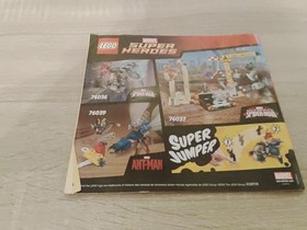 LEGO Marvel Super Heroes Avengers Thor Loki Manual Instruction Book Lot