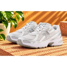NWT New Balance 740 Unisex Sneakers White Silver Men 5.5 Women 7