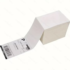 4x6 Fanfold Direct Thermal Shipping Labels for Zebra, Rollo Rongta Printers