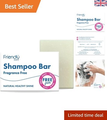 Duftfreier hypoallergener Shampoo Bar 95g - sanfte, natürliche Haarpflege
