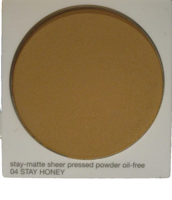 CLINIQUE STAY MATTE SHEER PRESSED POWDER OIL FREE # 04 STAY HONEY NWOB