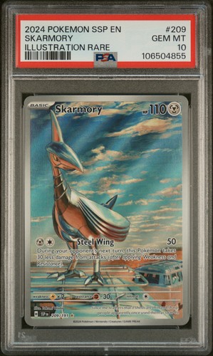 Skarmory graded PSA 10 for sale on eBay
