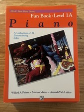 Alfreds piano fun book level 1A