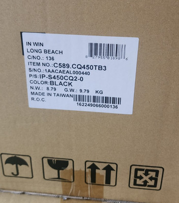 InWin C Series ATX Mid Tower Chassis w/450W Power Supply Installed C589.CQ450TB3