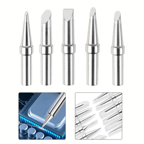 5Pcs Set Replacement ET Soldering Iron Tips For Weller WE1010NA WESD51 WES50 51 - Picture 12 of 13