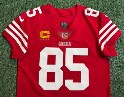 George Kittle San Francisco 49ers Red Nike Vapor Elite Jersey Size
