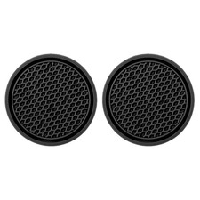 2x Car Cup Holder Anti Slip Insert Coasters Pads Mats Interior Accessories Black