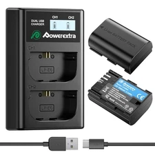 Canon LP-E6NH Compatible Battery and Charger Set 2950mAh High-Capacity