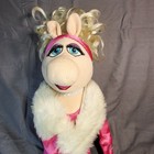 Disney Store The Muppets MISS PIGGY Plush Stuffed Animal Pink Dress 19 in. — photo 2