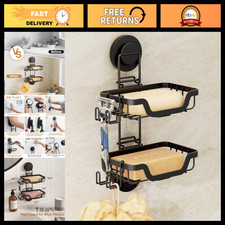 Suction Cup Soap Holder - Shower Soap Dish, Waterproof Bar Soap Organizer