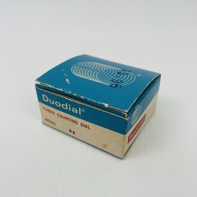 Duodial RB Counting Dial/Knob Fits 1/4'' Shafts Up to 15 turns, 100 Counts/Turn.