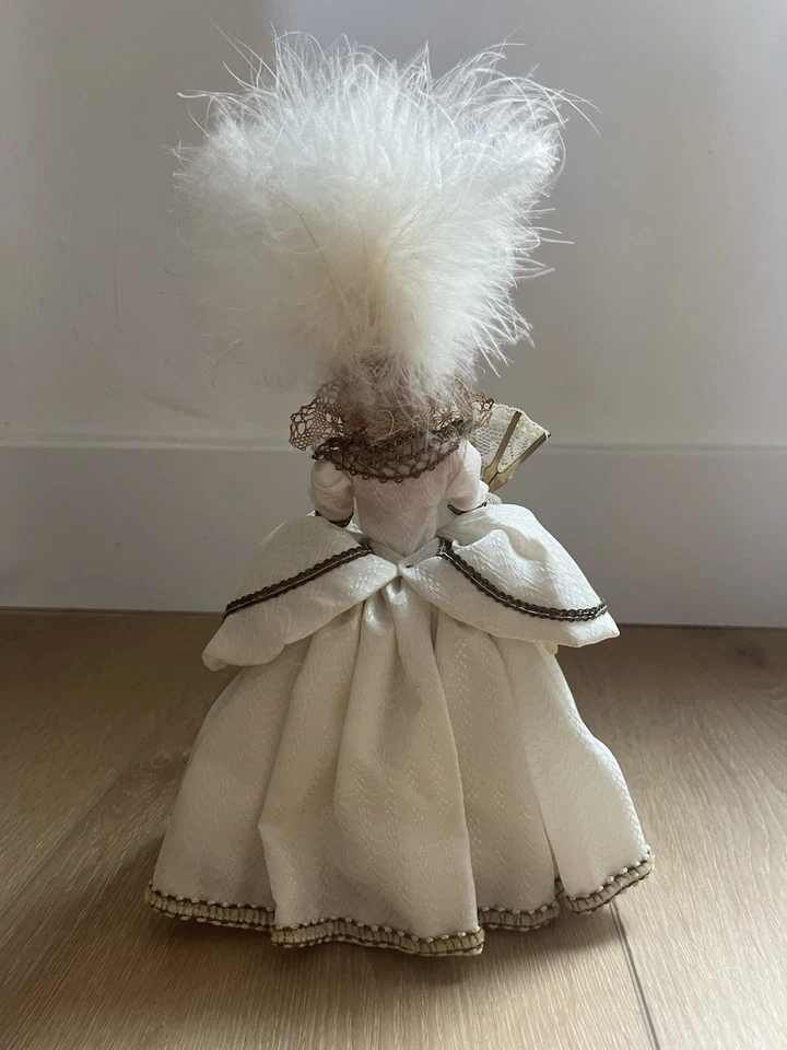 Disfraz de muñeca de porcelana vintage Laurette María Antonieta siglo XVIII Foto 2 de 4