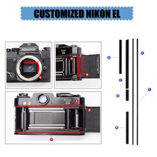Pre-Cut Light Seal Foam Sponge 3 Kits Camera Repair Kits Fit For Nikomat EL