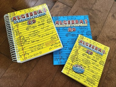 TEACHING TEXTBOOKS Algebra 1- 2.0 Lot of 3