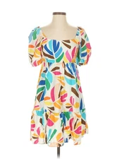 Tabitha Brown for Target Women White Casual Dress XS