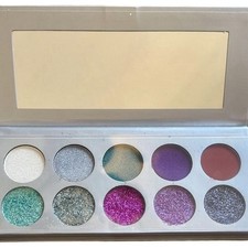 Trend Beauty Glitter Palette 10 Shades Multicolor High-Pigment Eyeshadow, New